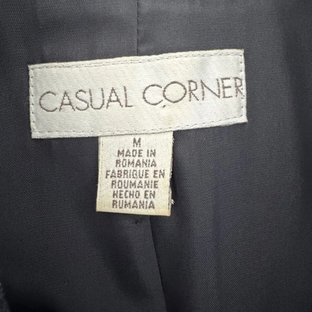 Vintage Casual Corner Wool/Cashmere Blazer Medium Gray‎